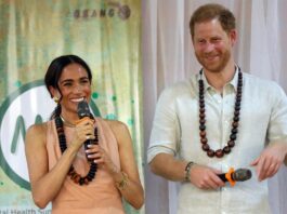 El príncipe Enrique y Meghan terminan un viaje de tres días en Nigeria
