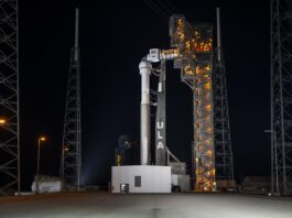 United Launch Alliance (ULA) donde se muestra el cohete Atlas V