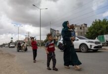 niños en Gaza