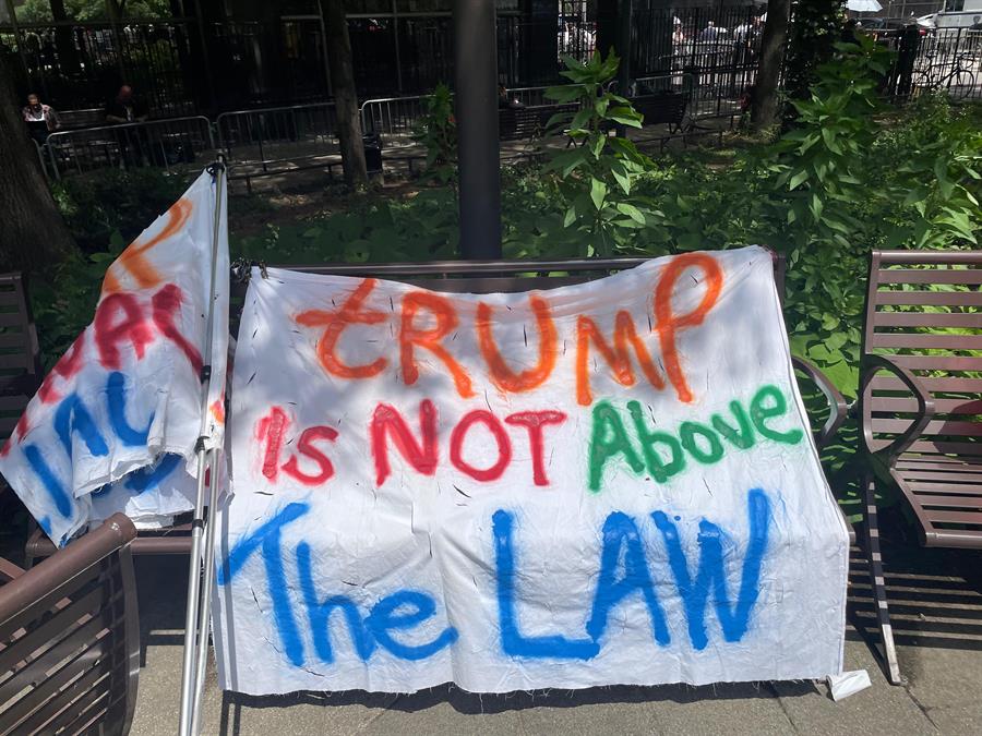 reacciones al final del juicio de Trump (1)