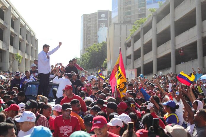 Nicolás Maduro, durante una visita este sábado a Maracaibo
