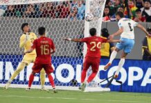 5-0. Uruguay propina la primera goleada de la Copa América y se clasifica a cuartos Uruguay