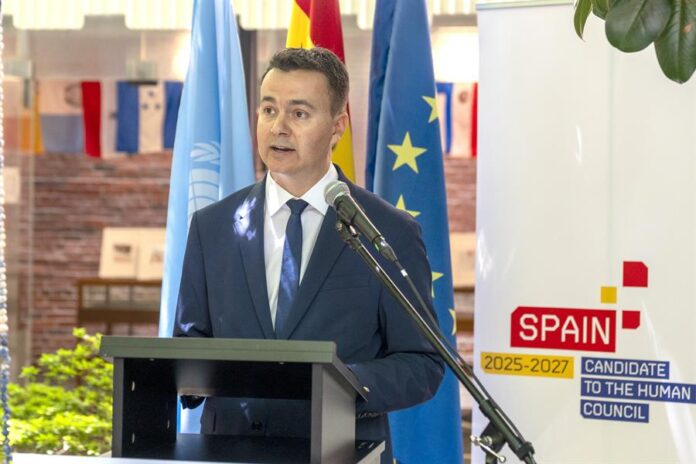 El embajador de España ante las Naciones Unidas, Héctor Gómez El embajador de España ante las Naciones Unidas, Héctor Gómez