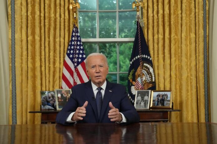 Joe Biden en un discurso Joe Biden