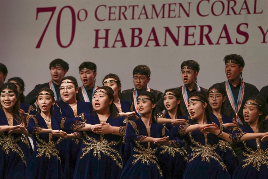 La coral china 'Wuzi Riparian' participa este s&aacute;bado en la gala coral y ceremonia de entrega de los premios del 70 Certamen Coral Internacional de Habaneras