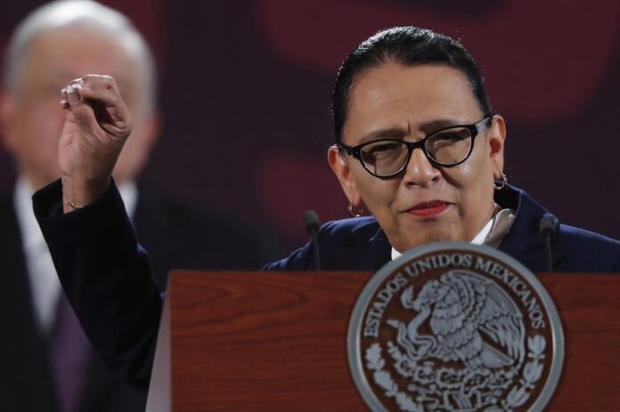 La secretaria de Seguridad y Protección Ciudadana (SSPC), Rosa Icela Rodríguez