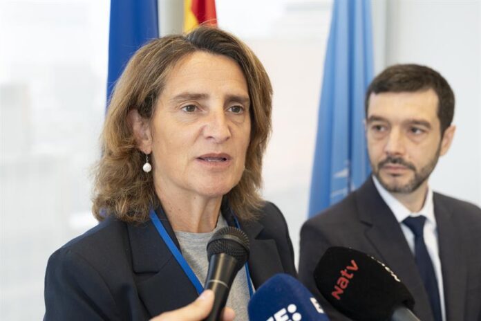La vicepresidenta tercera y ministra para la Transición Ecológica y el Reto Demográfico, Teresa Ribera Rodríguez,