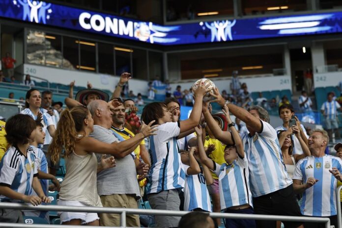 aficionados de Argentina