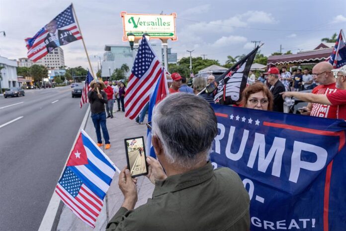mitin de Trump