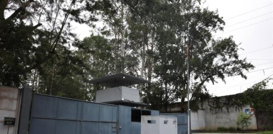 prisión del cuartel militar Mariscal Zavala, este lunes en Ciudad de Guatemala