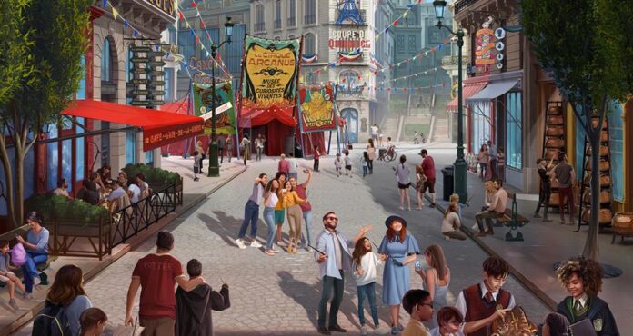 render de lo que sería el parque Universal Orlando 'The Wizarding World of Harry Potter - Ministry of Magic' render de lo que sería el parque Universal Orlando 'The Wizarding World of Harry Potter - Ministry of Magic'