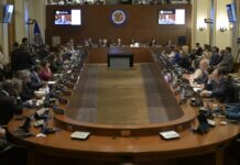 sesión extraordinaria de la Organización de Estados Americanos