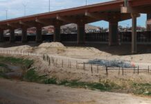 alambrada de navajas retirada por la Guardia Nacional de Texas en la frontera