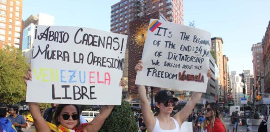 protesta de venezolanos