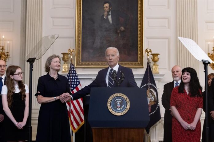 Joe Biden en una conferencia Joe Biden