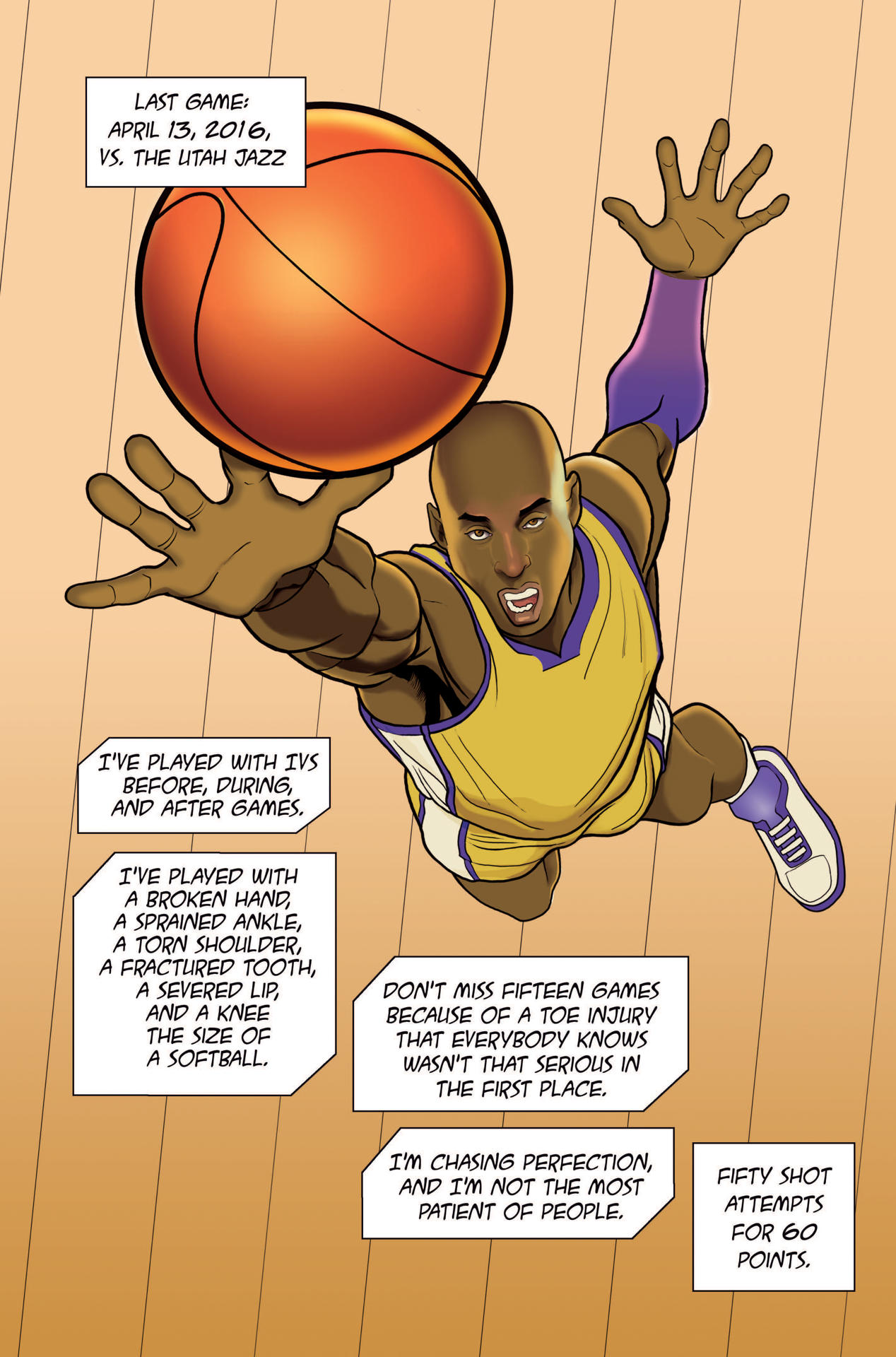 La vida de la leyenda del baloncesto Kobe Bryant quedar&aacute; plasmada en un c&oacute;mic