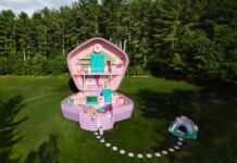 la casa de la icónica muñeca Polly Pocket en tamaño real dispuesta como alojamiento a través de la plataforma Airbnb (1)