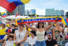 protesta de venezolanos