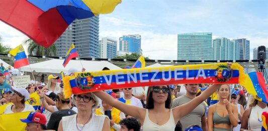 protesta de venezolanos