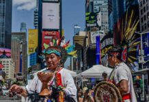 rituales en desfile