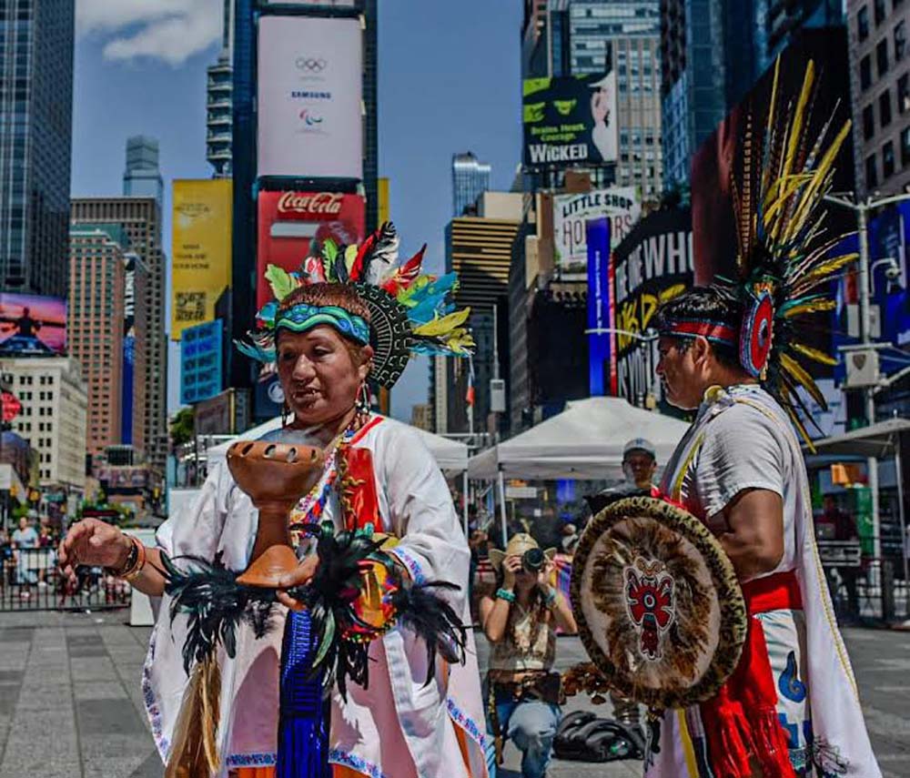 rituales en desfile