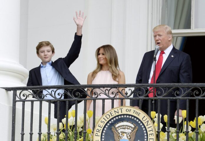 Barron hijo menor de Trump Barron hijo menor de Trump