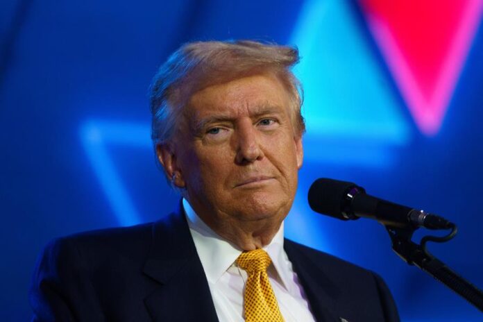 Donald Trump en una Asamblea Donald Trump