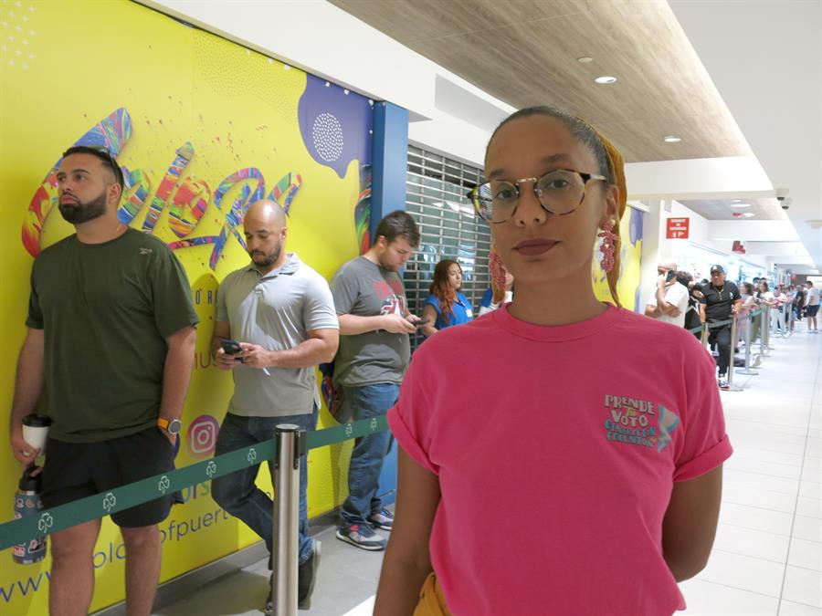 Loidymar Duprey, representante de la coalición 'Prende tu voto' y gerente de Programas en La Tejedora