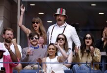 Taylor Swift y Travis Kelce, invitados estrella en la final del Abierto de EE.UU. Taylor Swift y Travis Kelce