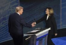 Trump y Kamala Harris