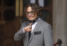 actor estadounidense Johnny Depp en Londres