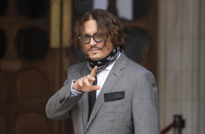 actor estadounidense Johnny Depp en Londres actor estadounidense Johnny Depp en Londres