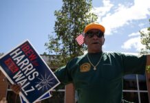 Caravana de Tim Walz sufre accidente en cadena en una carretera, pero él resulta ileso campaña de Kamala Harris (2)