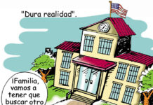 "Dura realidad" caricatura