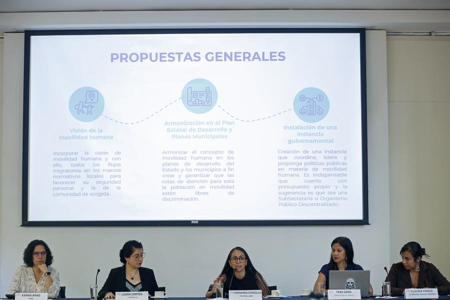 presentaci&oacute;n de la &ldquo;agenda pendiente en movilidad humana para el Estado de Jalisco&rdquo;, en la ciudad de Guadalajara