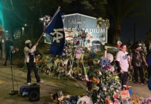 Aficionados de los Dodgers rinden homenaje este miércoles a Fernando Valenzuela, en el Estadio de los Dodgers