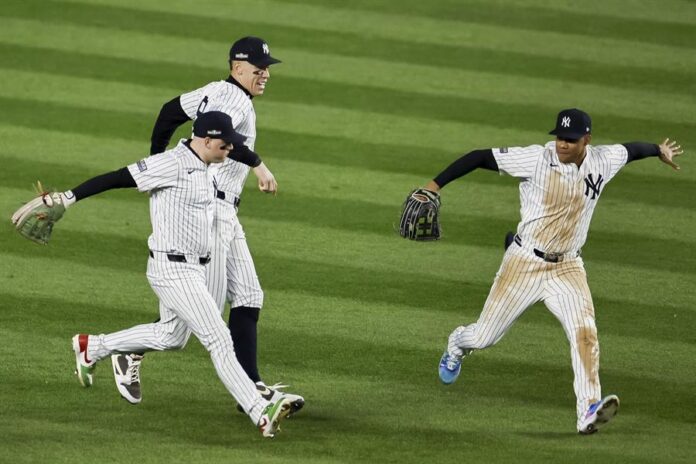 Alex Verdugo, Aaron Judge and Juan Soto