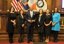 Renuncia la vicealcaldesa de Nueva York en medio de cascada de dimisiones ERIC-ADAMS-TRANSICION-