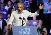 Los Obama afirman que tiroteo en Mineápolis debe ser una llamada de atención para EE.UU. El expresidente de Estados Unidos Barack Obama habla este lunes durante un acto en Filadelfia
