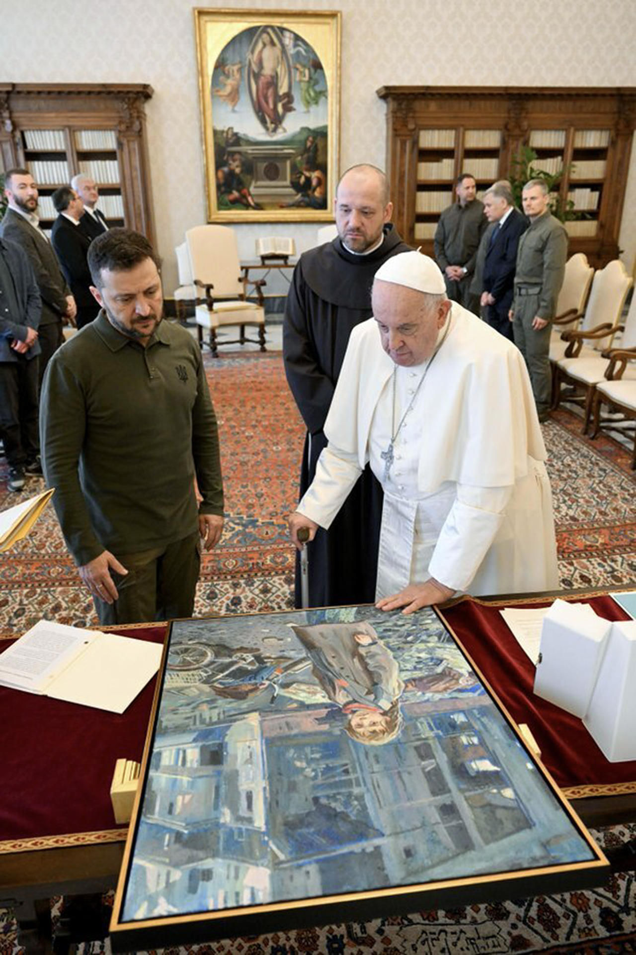 Zelenski se reúne con el papa en el Vaticano