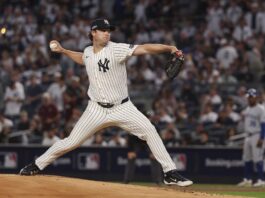 Yanquis completan la tarea ante Reales y avanzan a la Serie de Campeonato Gerrit Cole