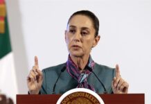 Sheinbaum dice que la condena del exsecretario García Luna en EE.UU. debe basarse en pruebas La presidenta de México, Claudia Sheinbaum, (2)