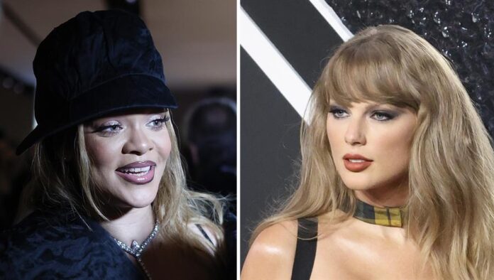 Rihanna (i) y Taylor Swift. Rihanna (i) y Taylor Swift.