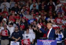 Trump en un mitin