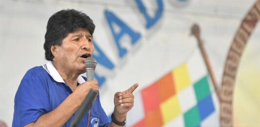 El expresidente de Bolivia, Evo Morales