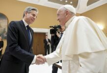 El papa Francisco recibe este miércoles al secretario de Estado estadounidense, Anthony Blinken (1)
