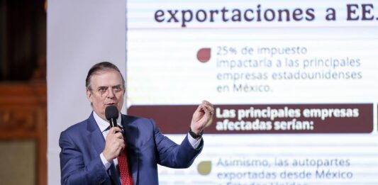 El secretario de Economía, Marcelo Ebrard