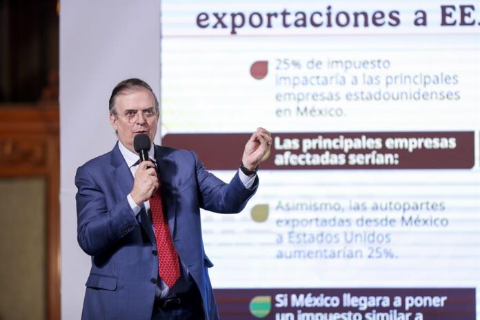 El secretario de Economía, Marcelo Ebrard