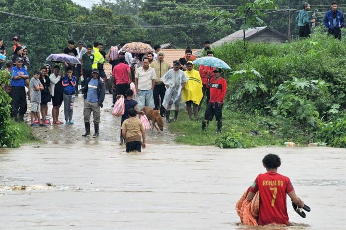 inundaciones causadas por la tormenta tropical Sara