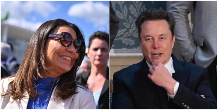 primera dama de Brasil Rosangela da Silva y el empresario sudafricano Elon Musk.